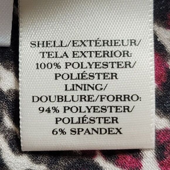 AnneāKleināPurpleĀ LeopardāPrintāSleevelessāBlouseāSzā10 - Picture 5 of 8